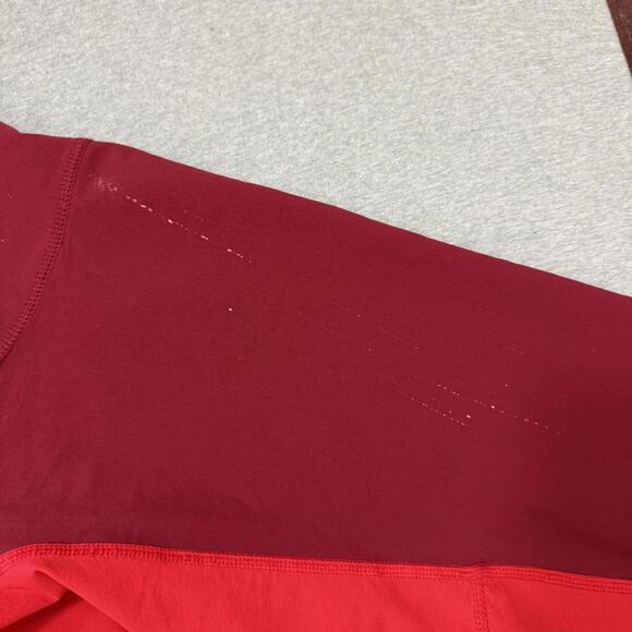 Eddie Bauer First Ascent Jacket Large Mens Soft Shell Sandstone Shield Red - Picture 8 of 9